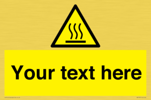 Custom Hot Surface Sign